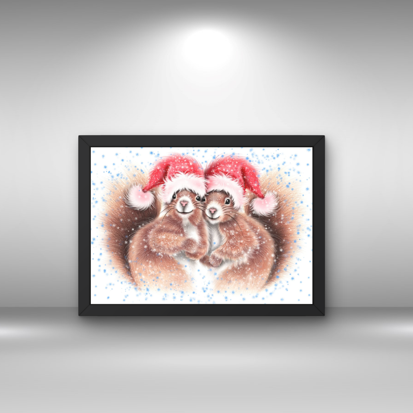 Oravapari Joulu -Sisustustaulu (Orava)