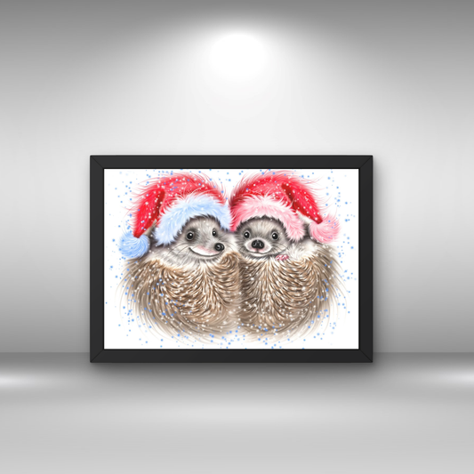 Siilipallerot Joulu -Sisustustaulu (Siili)