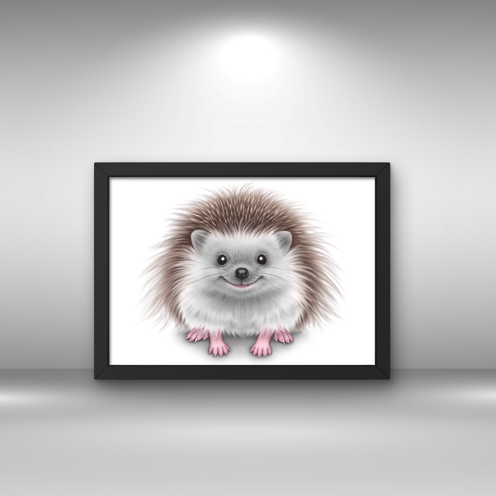 Siili -Sisustustaulu 2 - ArtByAnnaK