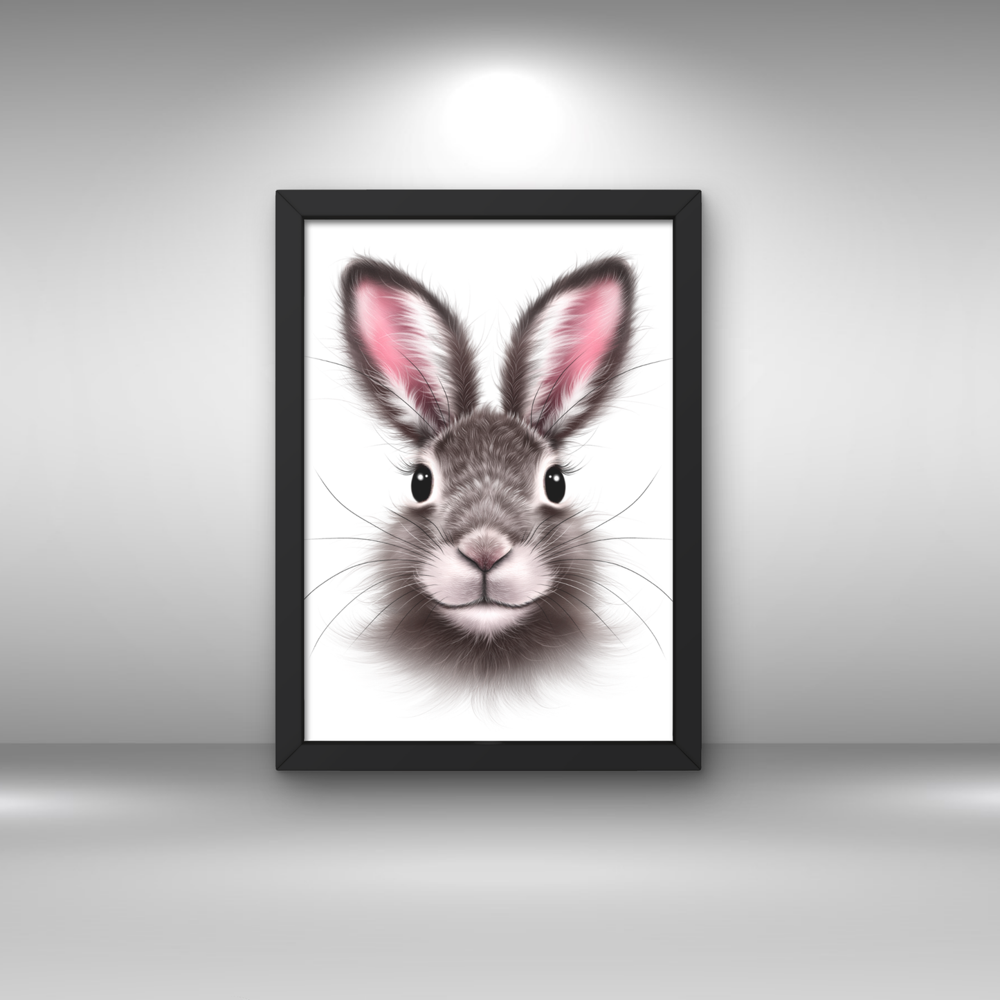 Hare - Dekorativt bräda (Kanin)