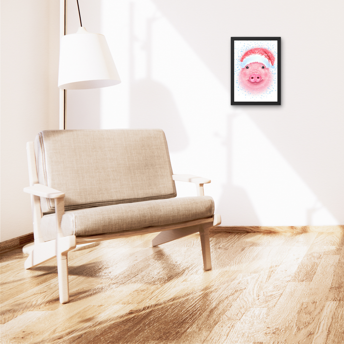 Possu Joulu -Sisustustaulu (Sika)