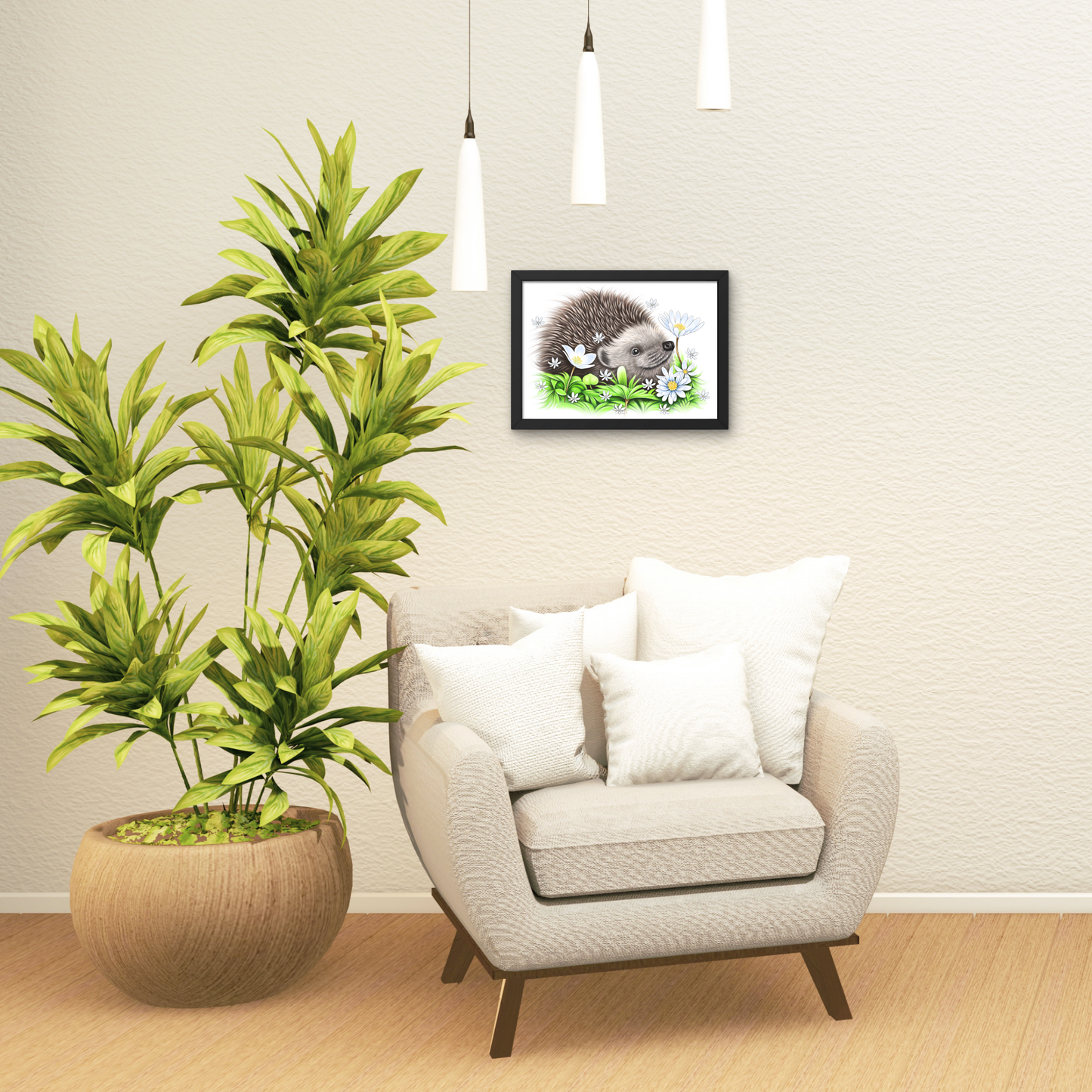 Lynx pair -Decorative painting