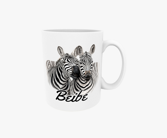 Beibe / Zebrapar - Textmugg