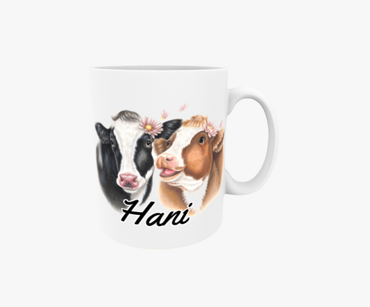 Höna/Ko-Par - Textmugg