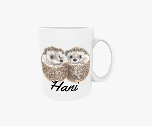Hani / Igelkottballonger - Textmugg