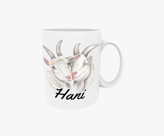 Höna/getpar - Textmugg