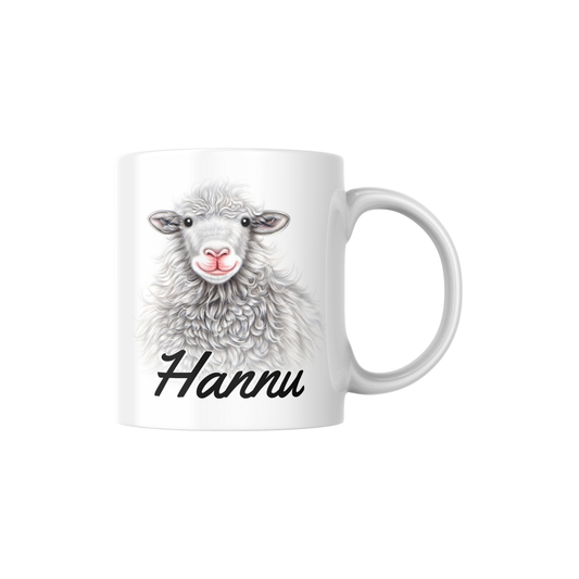 Hannu / Får - Namnmugg