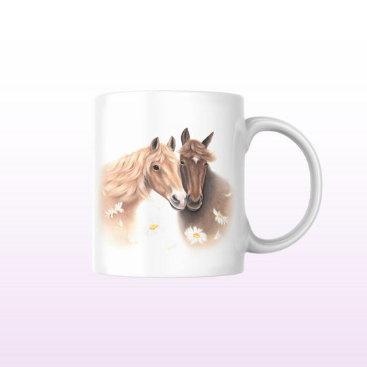 Hevospari Ruskeat -Muki (Hevonen) - ArtByAnnaK