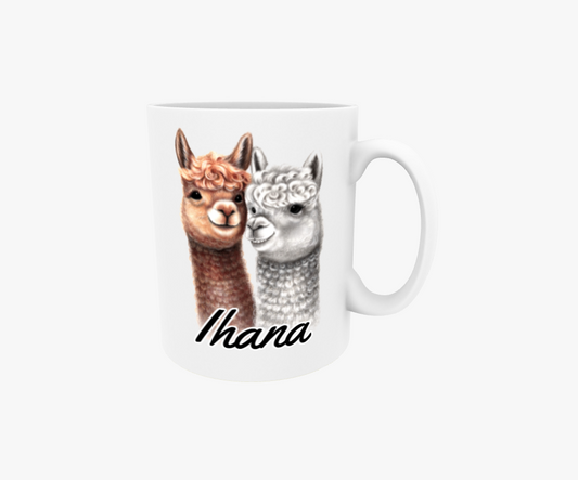 Ihana / Alpakkapari / Laamapari -Tekstimuki
