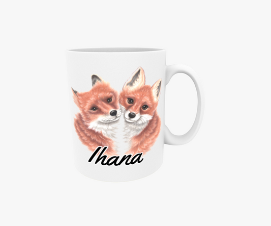 Härligt / Rävpar - Textmugg