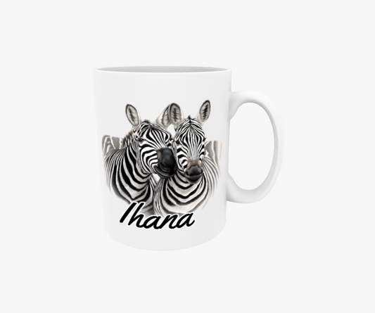Härligt / Zebrapar - Textmugg
