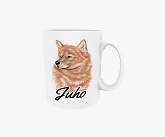 Juho / Finsk spets - Namnmugg (Hundraser)
