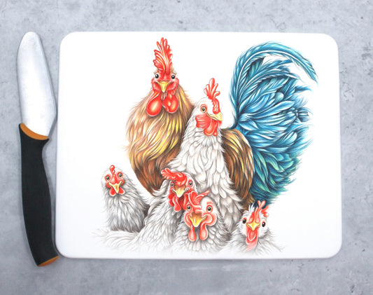 Chicken Family -Cutting Board