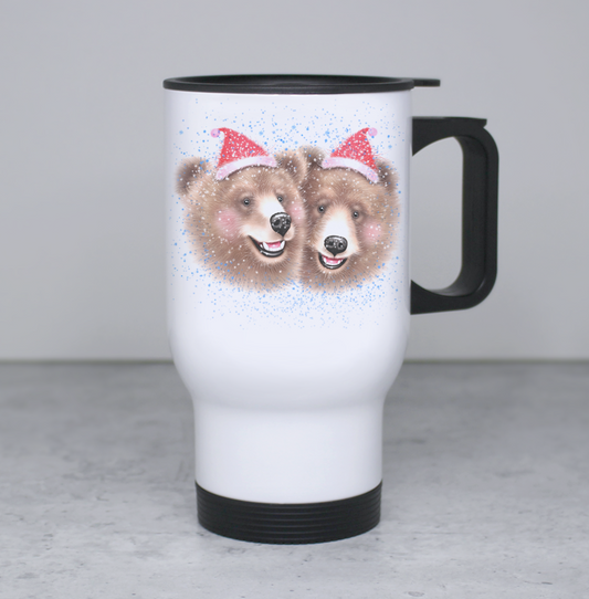 Karhupari Joulu -Termosmuki (Karhu)