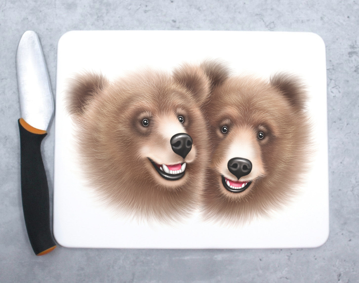 Bear Couple -Cutting Board