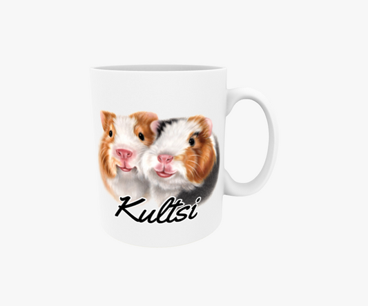 Kultsi / Marsvinspar - Textmugg
