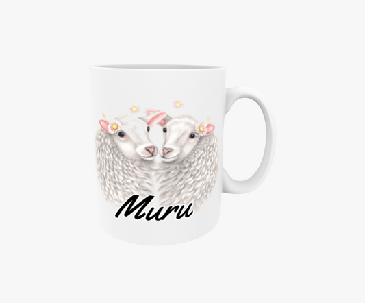 Muru / Par av lamm - Textmugg