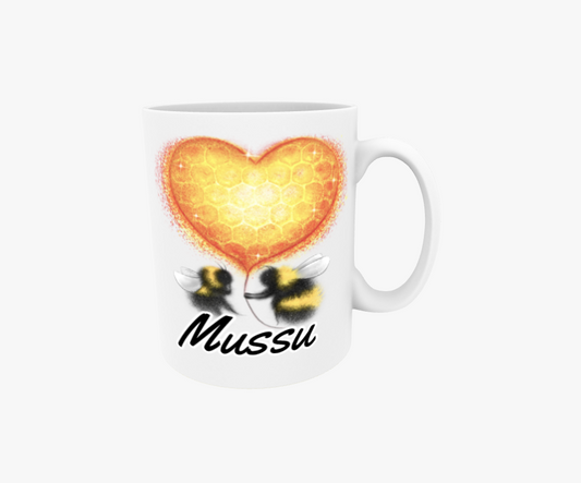 Mussu / Pörriaäisten och honungshjärtat - Textmugg