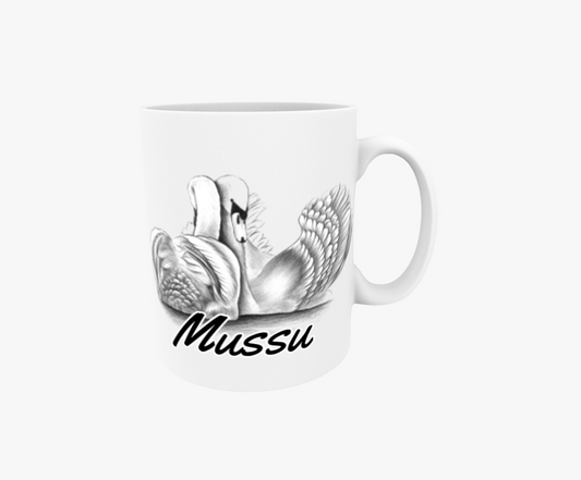 Mussu / Joutsenpari -Tekstimuki