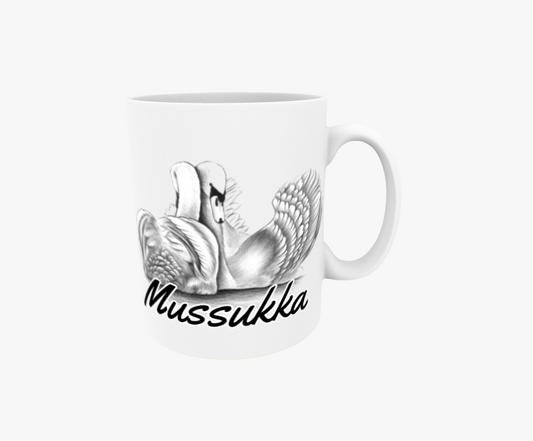 Mussukka / Joutsenpari -Tekstimuki
