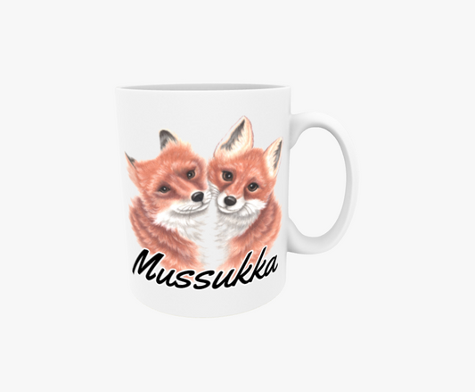 Mussukka / Rävpar - Textmugg