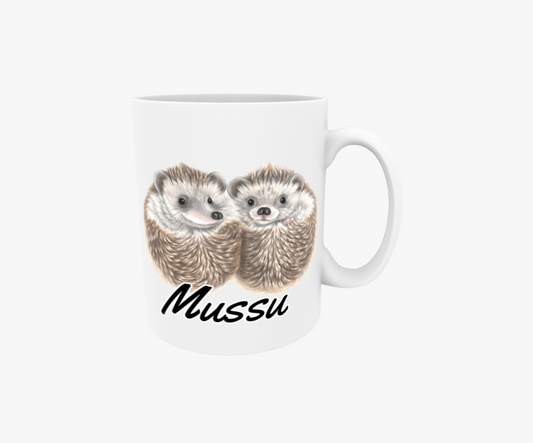 Mussu / Hedgehog Balls -Textmugg