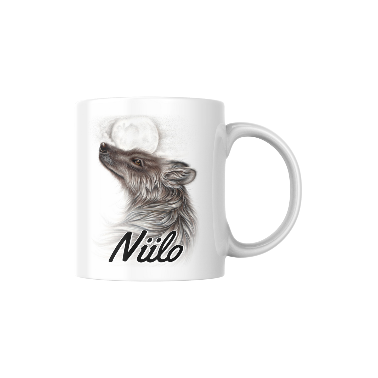 Niilo / Wolf - Name Mug