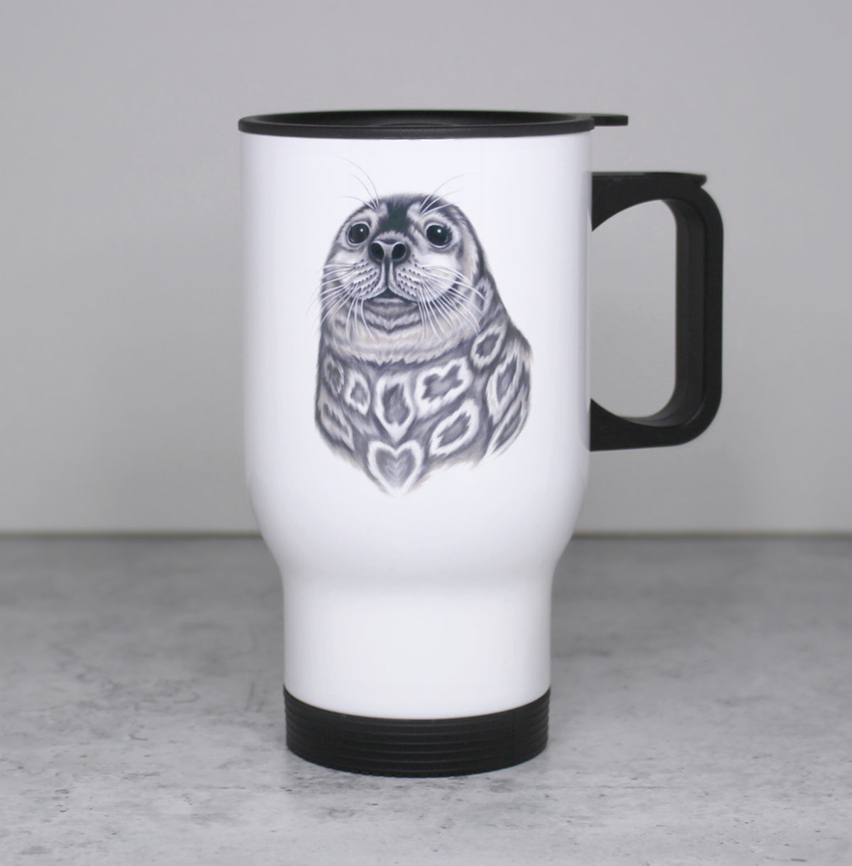 Ringed seal / Saimaa ringed seal - Thermos mug