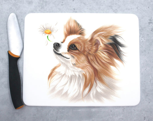 Skärbräda av fjärilshund, brun papillon (hundraser)