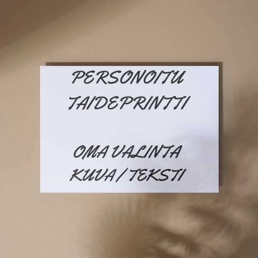 Personoitu taideprintti (vaakamalli)