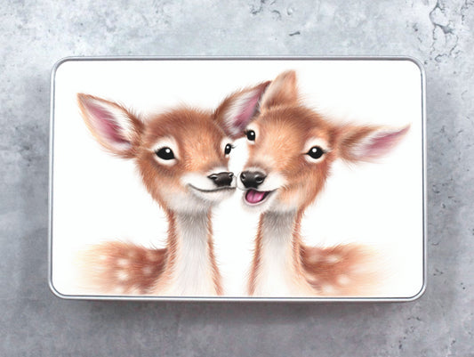 Deer Pair - Tin Box