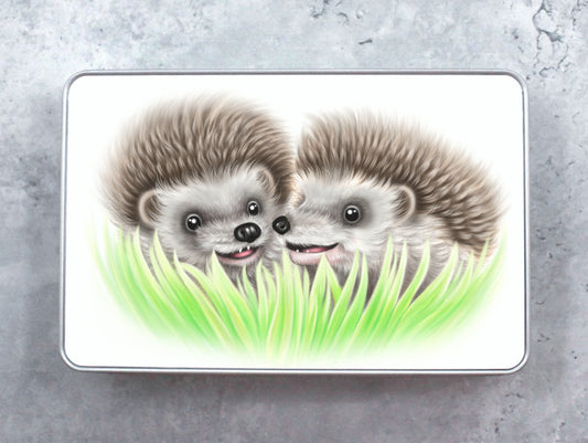 Hedgehogs in the Grass - Tin Box