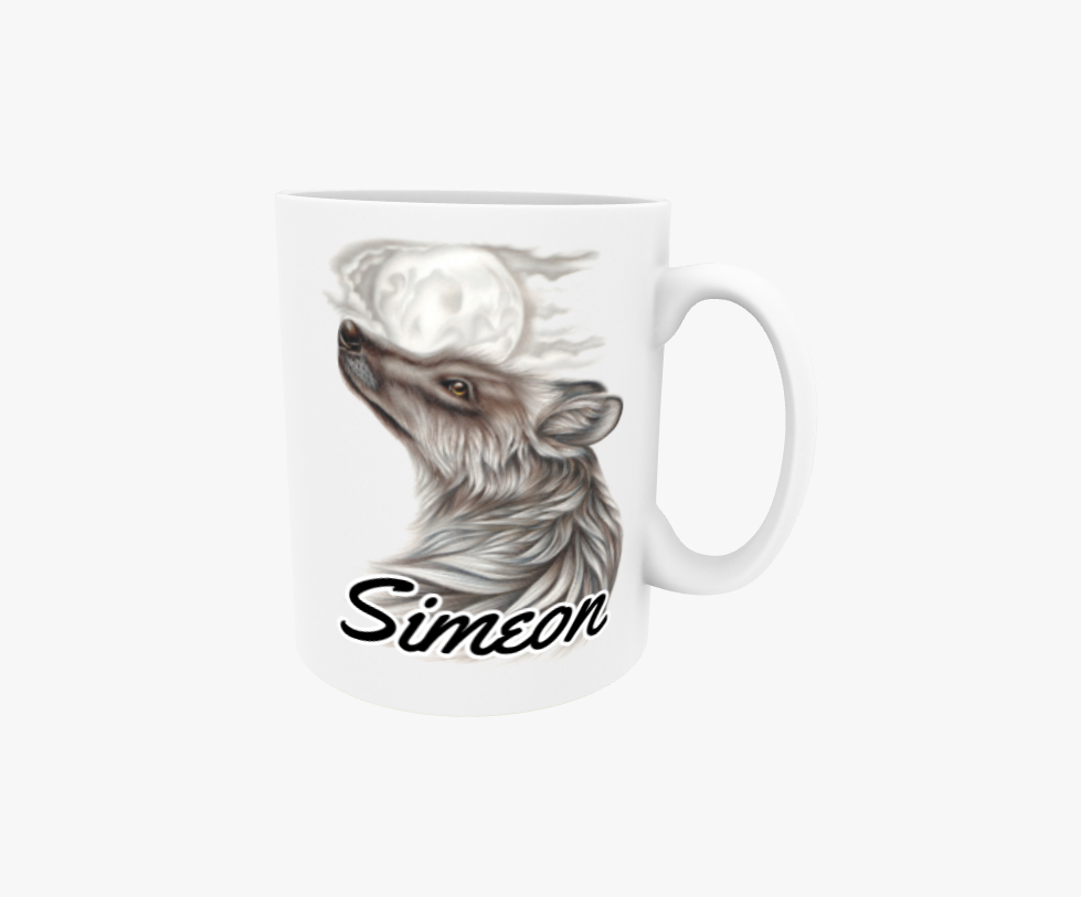 Simeon / Wolf - Name Mug