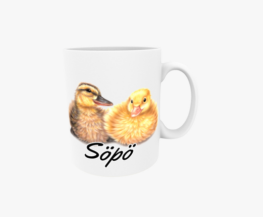 Söpö / Ankkapari -Tekstimuki