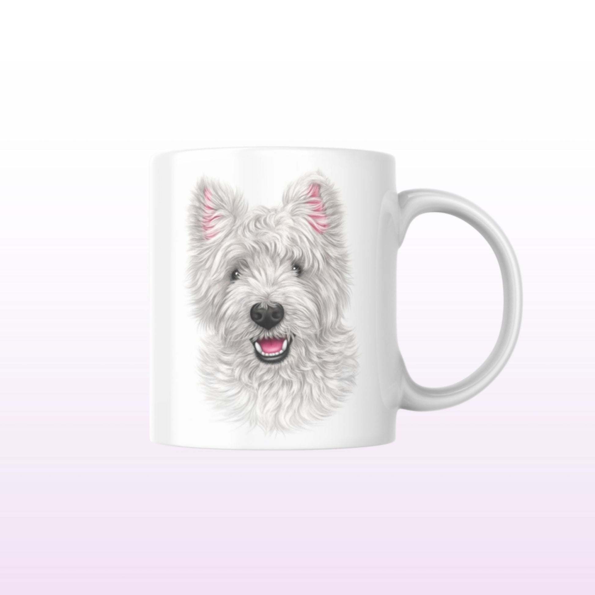 Westie Valkoinen Länsiylämaanterrieri -Muki (Koirarodut) - ArtByAnnaK