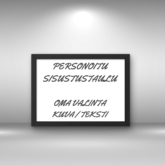 Personoitu sisustustaulu (vaaka)