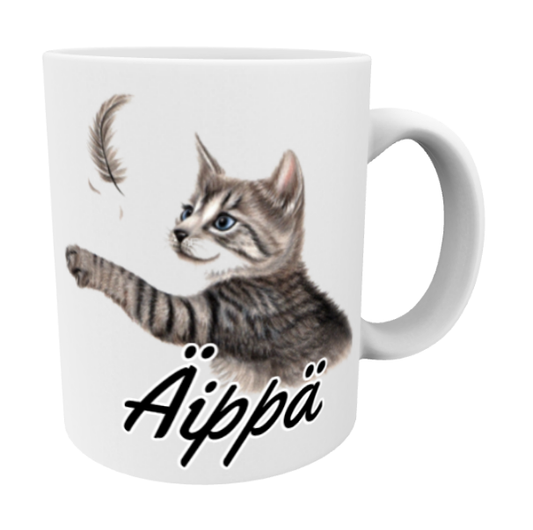 Äippä / Harmaasulkakissa -Muki