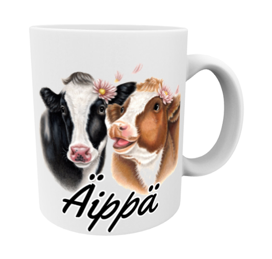 Äippä / Lehmäpari -Muki (Lehmä)