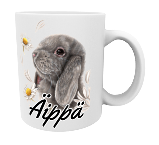 Äippä / Pupu ja Kukat -Muki