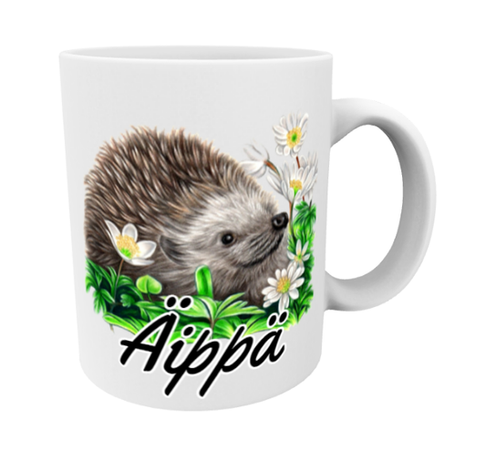 Äippä / Siili ja Kukat -Muki
