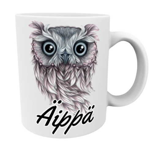 Äippä / Sulkapöllö -Muki