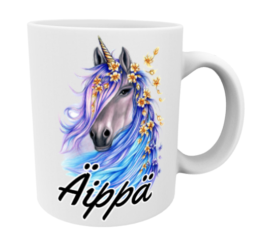 Äippä / Yksisarvinen Sininen -Muki