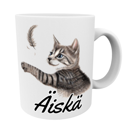Äiskä / Harmaasulkakissa -Muki