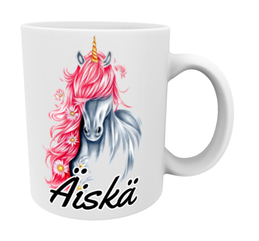 Mormor / Enhörning Rosa Mugg