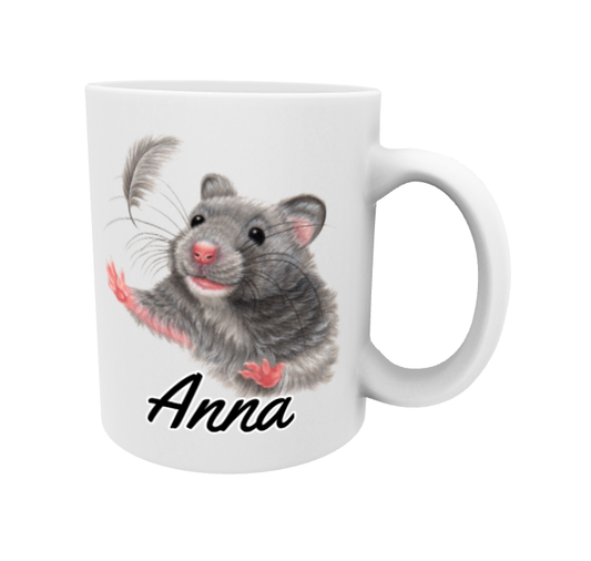 Anna / Mouse and Feather Mug