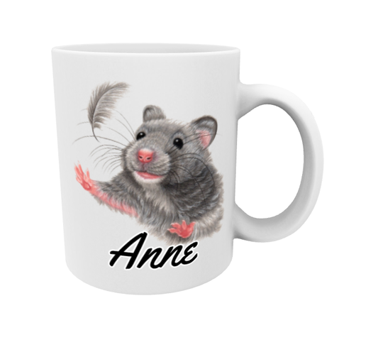 Anne / Mouse and Feather Mug