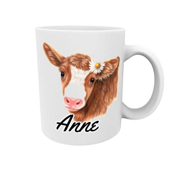 Anne / Ruskea Lehmä -Muki