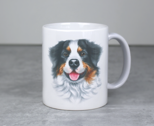 Berner sennenhundmugg (hundraser, hundmugg, hundmugg) 