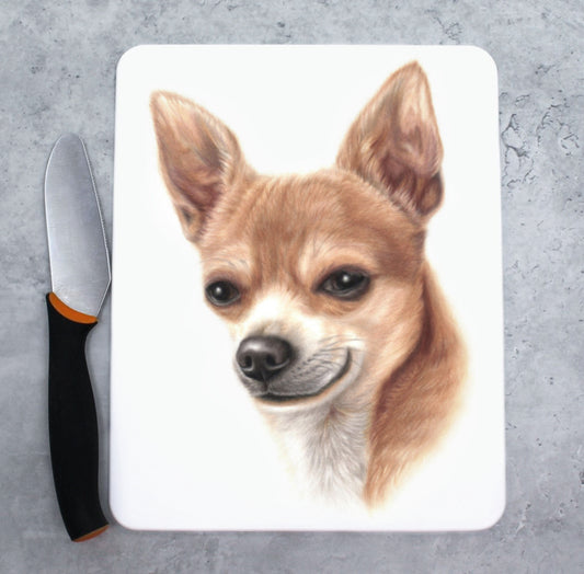 Chihuahua Lyhytkarvainen -Leikkuulauta (Koirarodut)