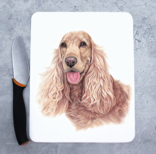 Cocker Spaniel Light - Skärbräda (Hundraser)